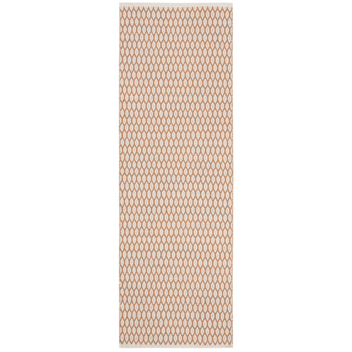 SAFAVIEH Montauk MTK608D Handwoven Orange / Ivory Rug Image 3