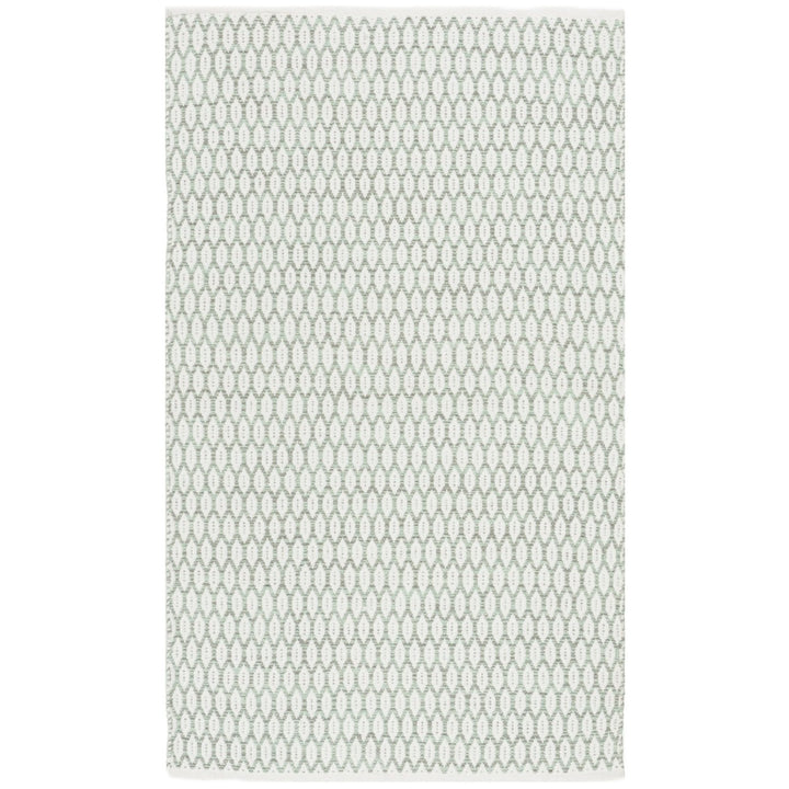 SAFAVIEH Montauk MTK608G Light Green / Ivory Rug Image 8