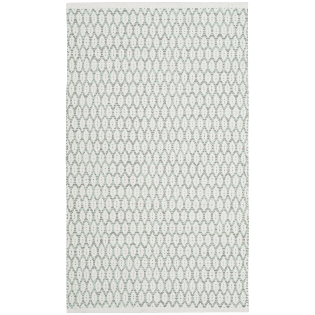 SAFAVIEH Montauk MTK608G Light Green / Ivory Rug Image 9