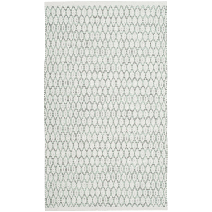 SAFAVIEH Montauk MTK608G Light Green / Ivory Rug Image 9