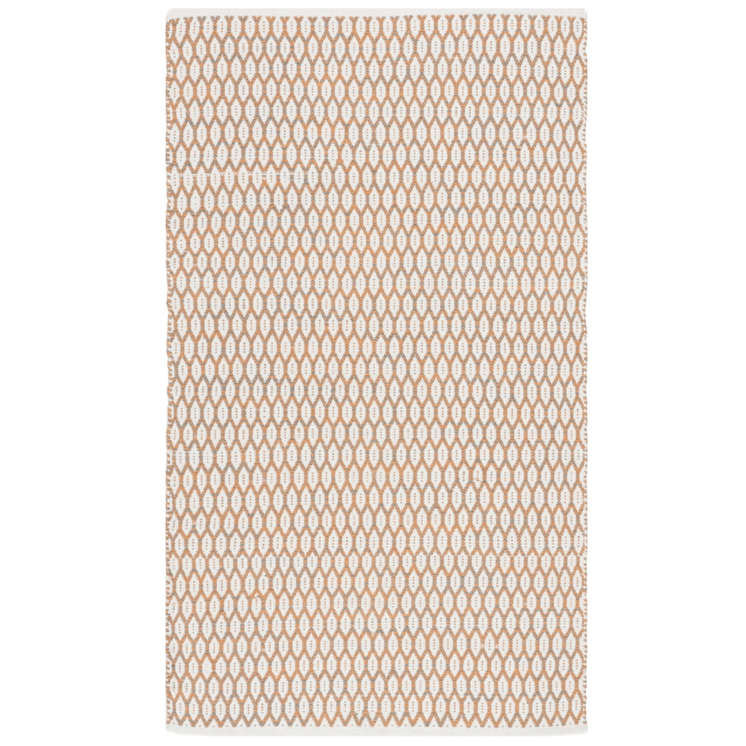 SAFAVIEH Montauk MTK608D Handwoven Orange / Ivory Rug Image 6