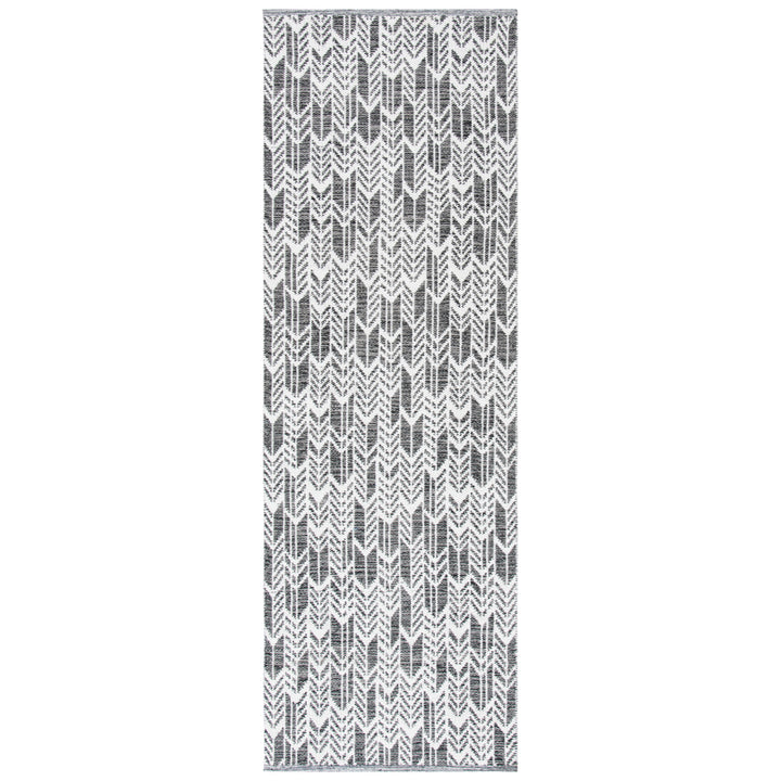 SAFAVIEH Montauk MTK609A Handwoven Black / Ivory Rug Image 2