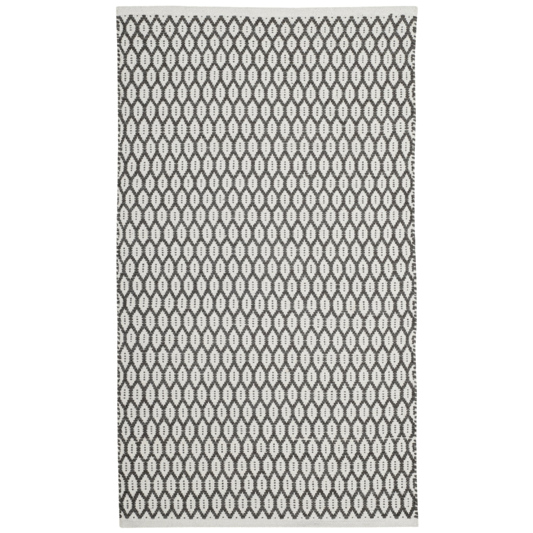 SAFAVIEH Montauk MTK608J Handwoven Charcoal / Ivory Rug Image 7