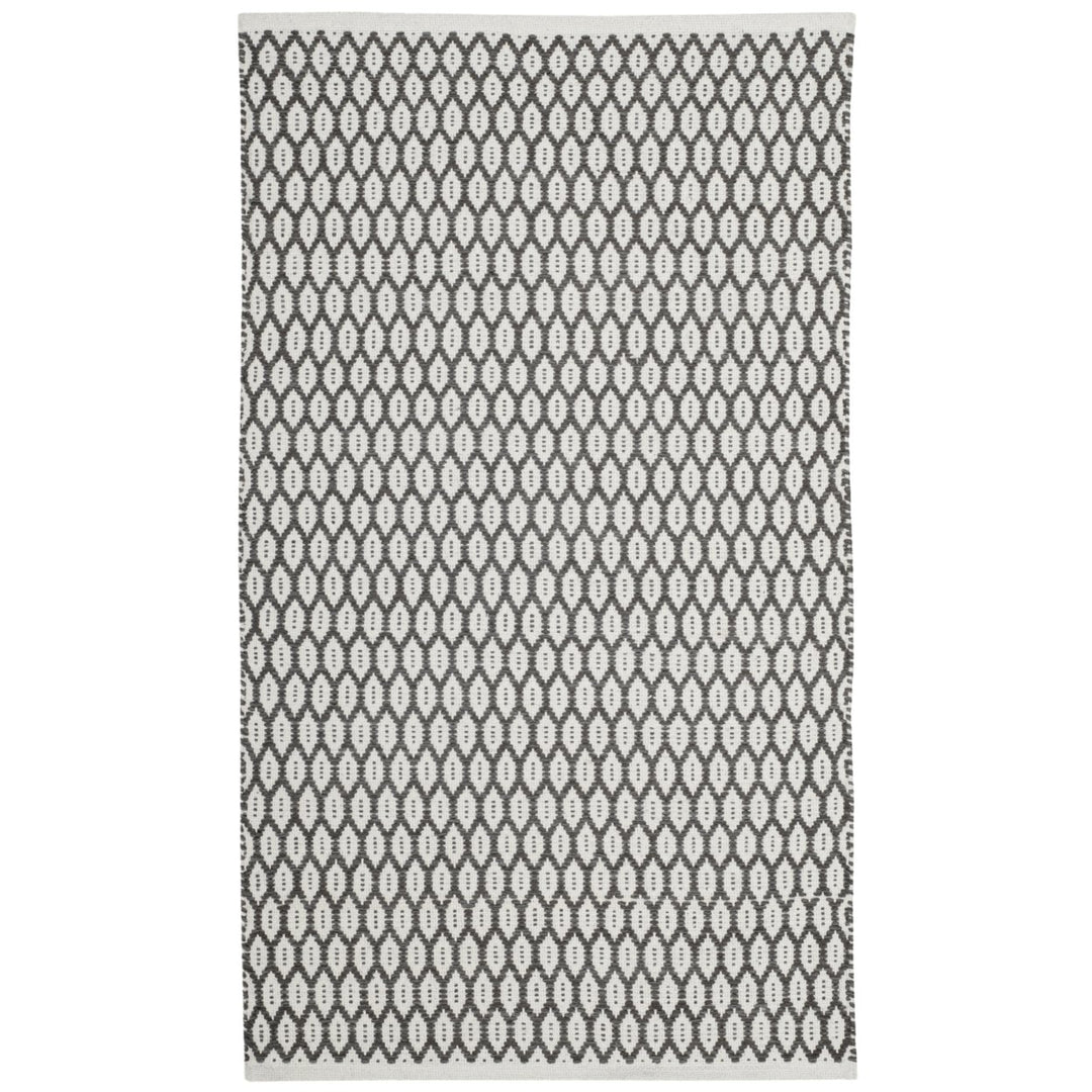 SAFAVIEH Montauk MTK608J Handwoven Charcoal / Ivory Rug Image 1