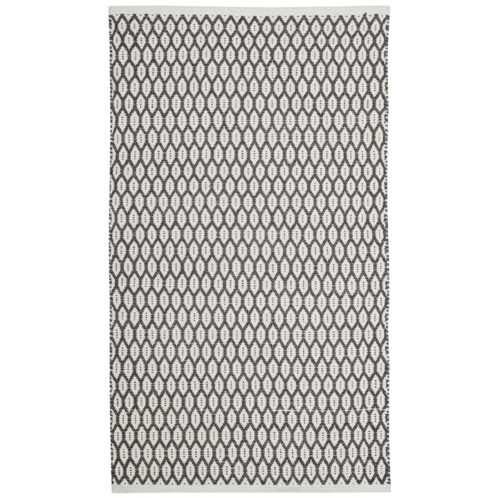 SAFAVIEH Montauk MTK608J Handwoven Charcoal / Ivory Rug Image 1