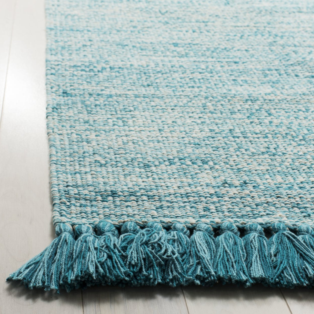 SAFAVIEH Montauk MTK610E Handwoven Turquoise Rug Image 3