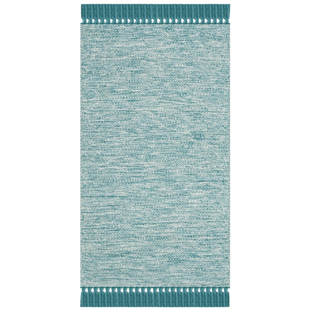 SAFAVIEH Montauk MTK610E Handwoven Turquoise Rug Image 4