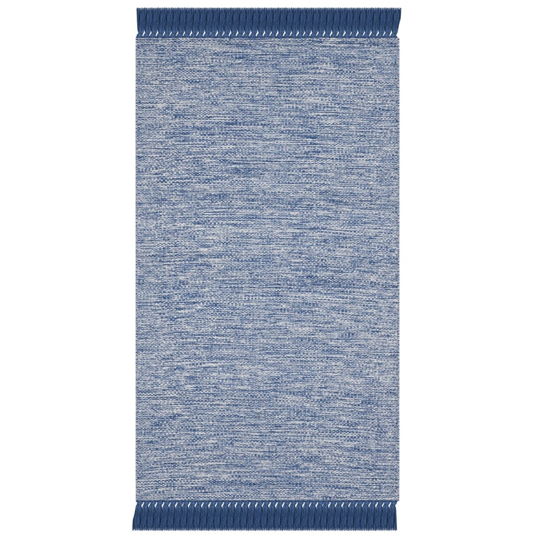 SAFAVIEH Montauk Collection MTK610B Handwoven Blue Rug Image 5