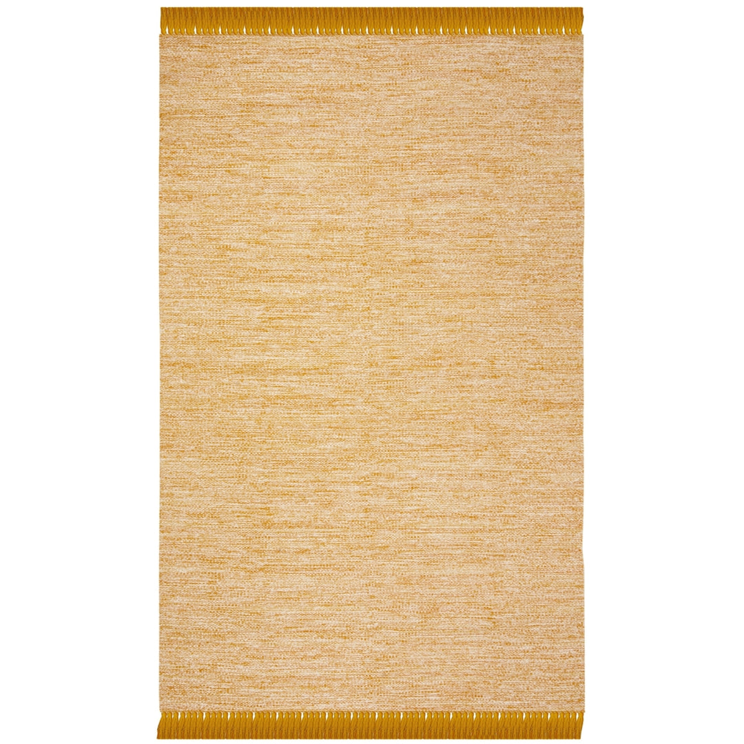 SAFAVIEH Montauk Collection MTK610I Handwoven Gold Rug Image 4