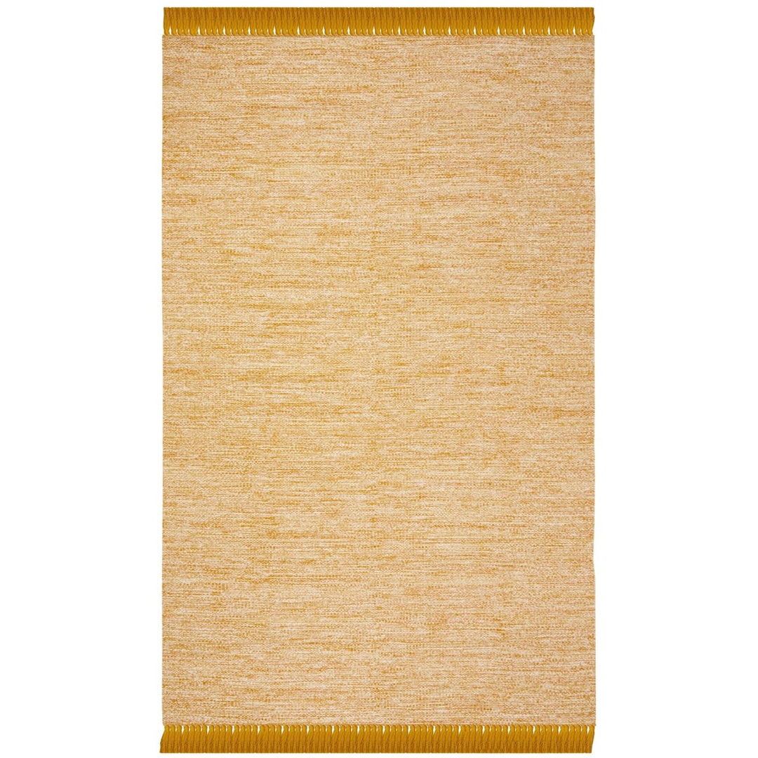 SAFAVIEH Montauk Collection MTK610I Handwoven Gold Rug Image 1