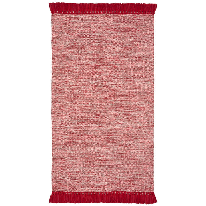 SAFAVIEH Montauk Collection MTK610N Handwoven Red Rug Image 5