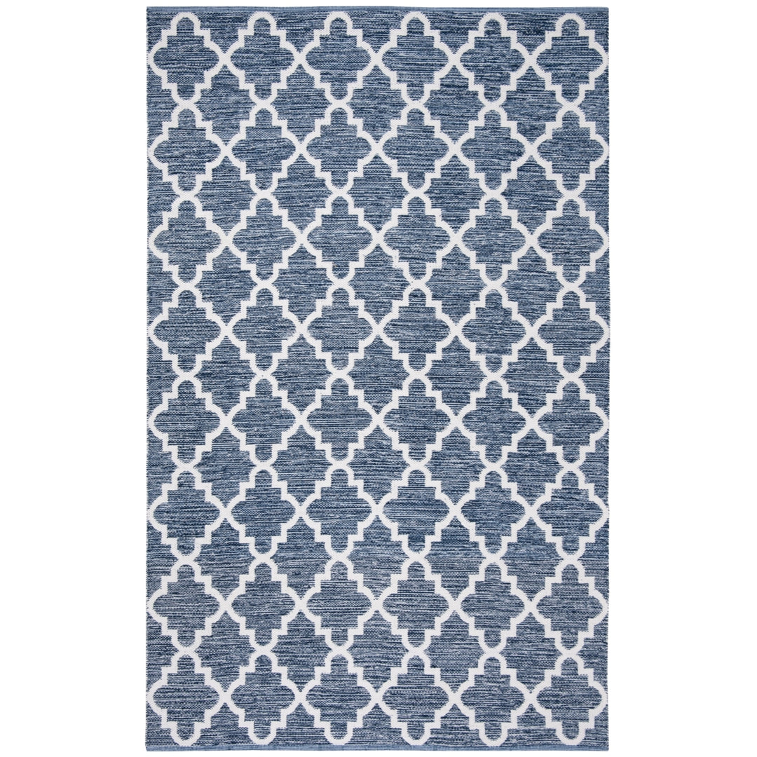 SAFAVIEH Montauk MTK611C Handwoven Navy / Ivory Rug Image 4