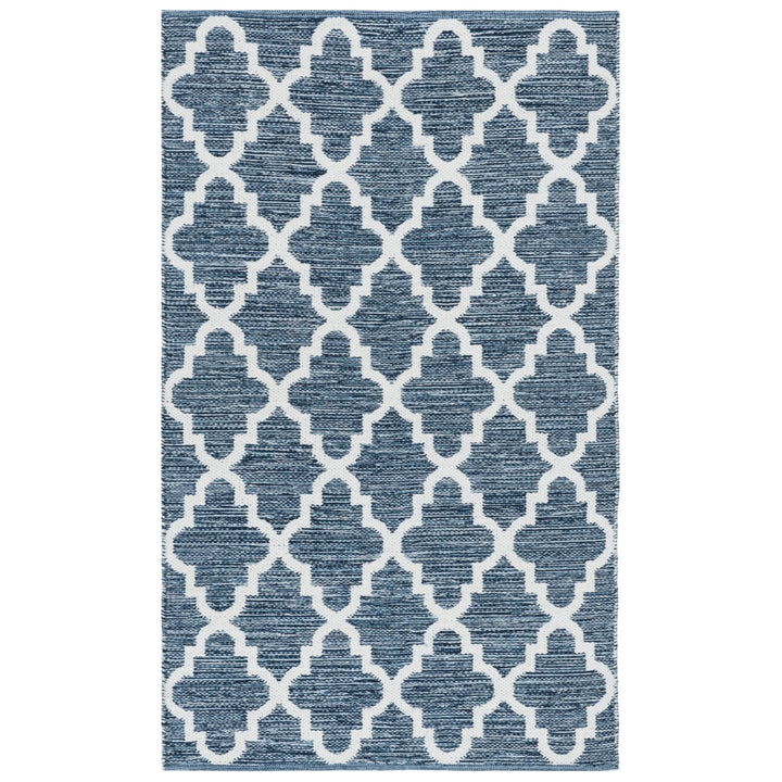 SAFAVIEH Montauk MTK611C Handwoven Navy / Ivory Rug Image 5