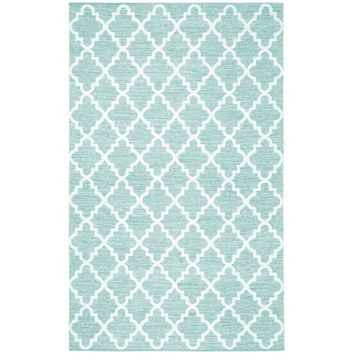 SAFAVIEH Montauk MTK611Q Handwoven Mint / Ivory Rug Image 1