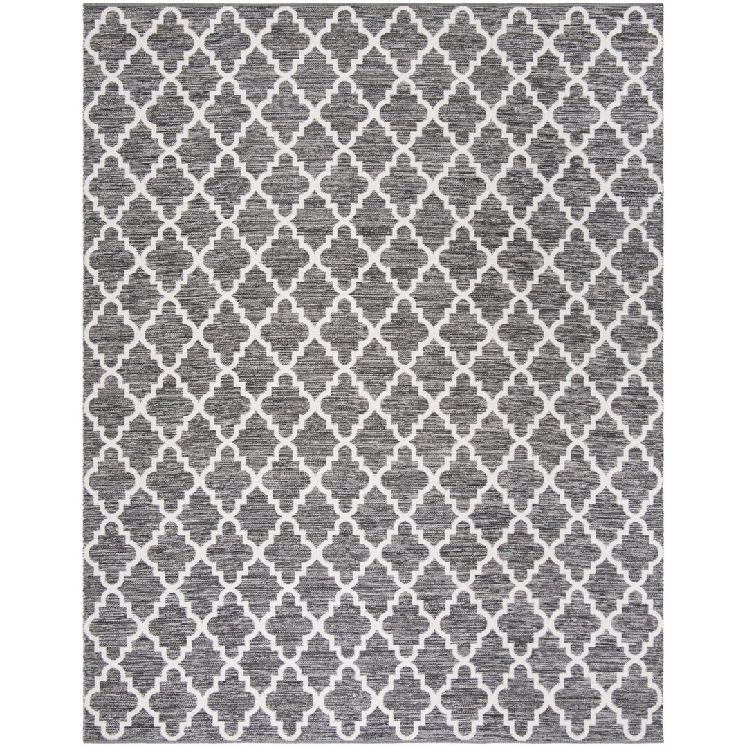 SAFAVIEH Montauk MTK611J Handwoven Charcoal / Ivory Rug Image 1