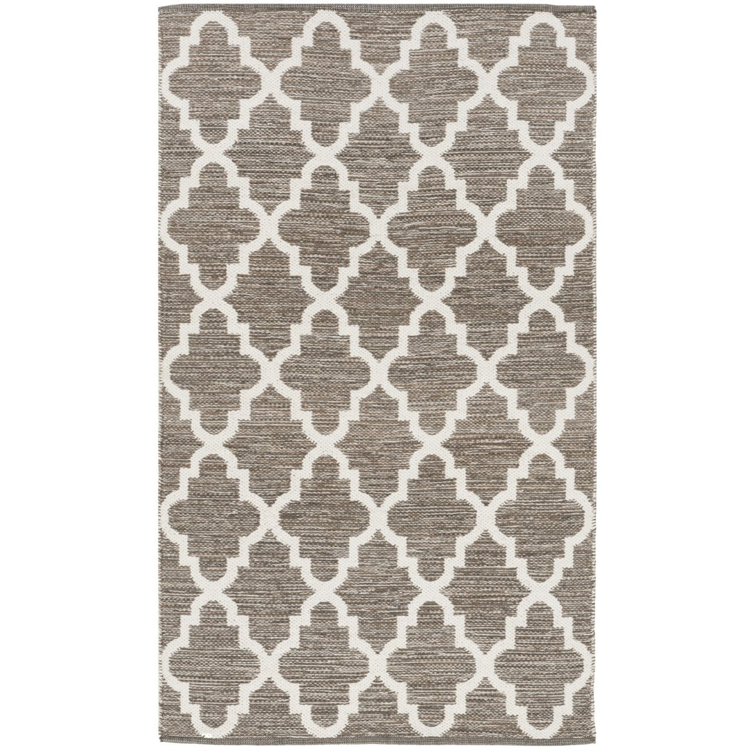 SAFAVIEH Montauk MTK611R Handwoven Beige / Ivory Rug Image 1