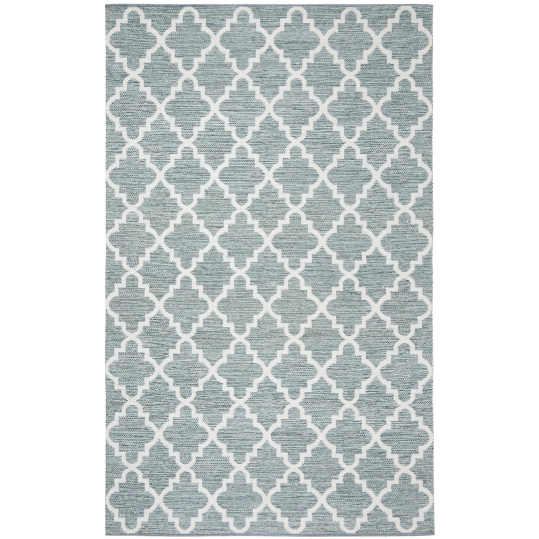 SAFAVIEH Montauk MTK611T Handwoven Mint / Ivory Rug Image 1