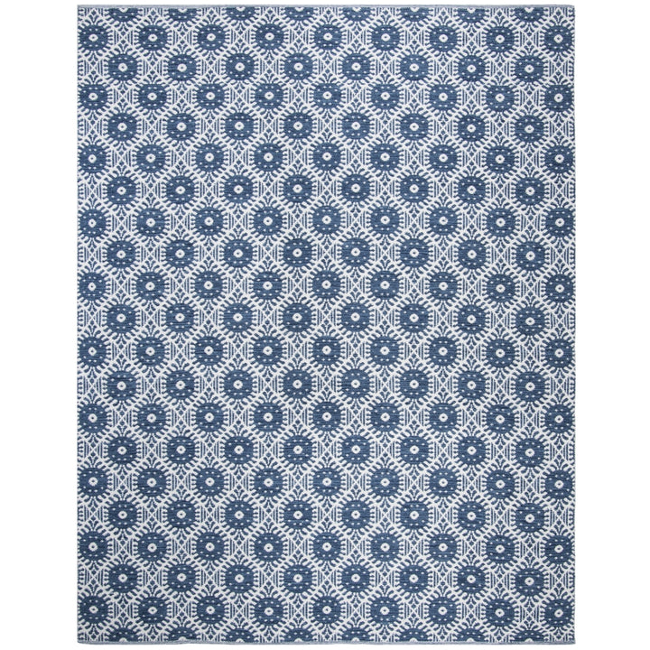 SAFAVIEH Montauk MTK612C Handwoven Navy / Ivory Rug Image 6