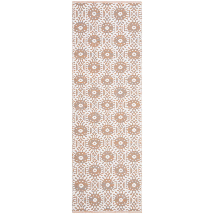 SAFAVIEH Montauk MTK612D Handwoven Orange / Ivory Rug Image 3