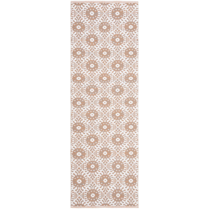 SAFAVIEH Montauk MTK612D Handwoven Orange / Ivory Rug Image 1