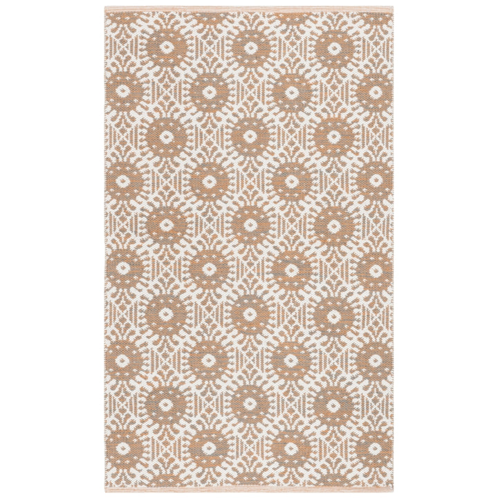 SAFAVIEH Montauk MTK612D Handwoven Orange / Ivory Rug Image 6