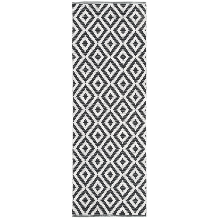 SAFAVIEH Montauk MTK613A Handwoven Black / Ivory Rug Image 3