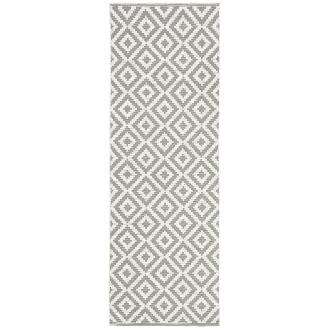 SAFAVIEH Montauk MTK613M Handwoven Grey / Ivory Rug Image 3