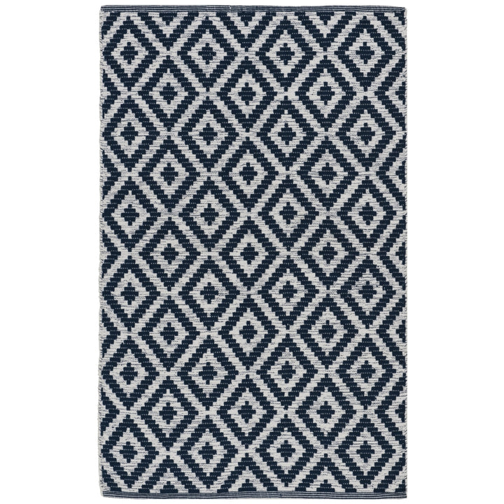 SAFAVIEH Montauk MTK613C Handwoven Navy / Ivory Rug Image 6