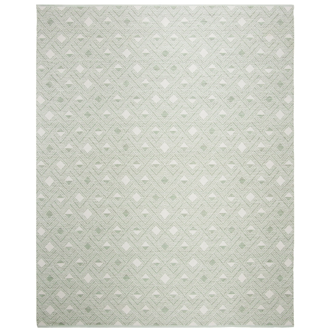 SAFAVIEH Montauk MTK614G Light Green / Ivory Rug Image 1