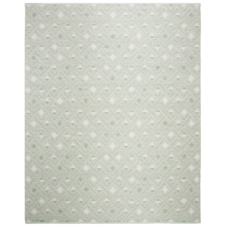 SAFAVIEH Montauk MTK614G Light Green / Ivory Rug Image 1