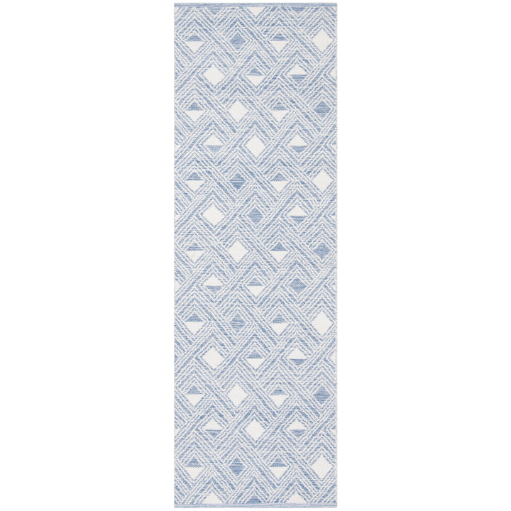 SAFAVIEH Montauk MTK614B Handwoven Blue / Ivory Rug Image 3