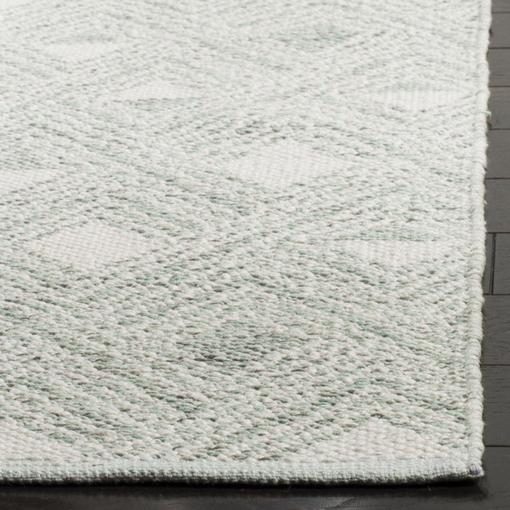 SAFAVIEH Montauk MTK614G Light Green / Ivory Rug Image 4