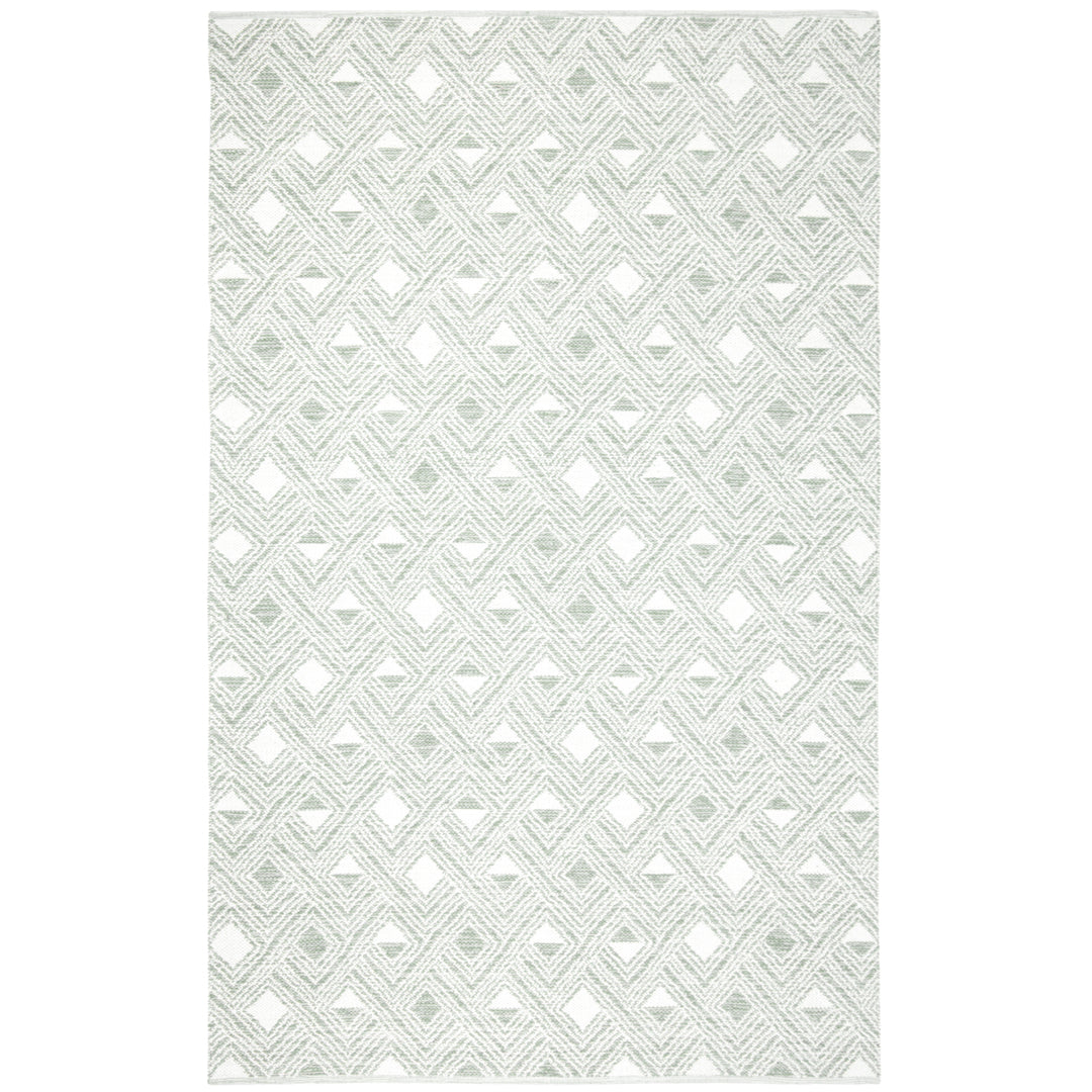 SAFAVIEH Montauk MTK614G Light Green / Ivory Rug Image 7