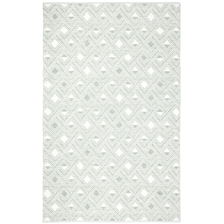 SAFAVIEH Montauk MTK614G Light Green / Ivory Rug Image 7