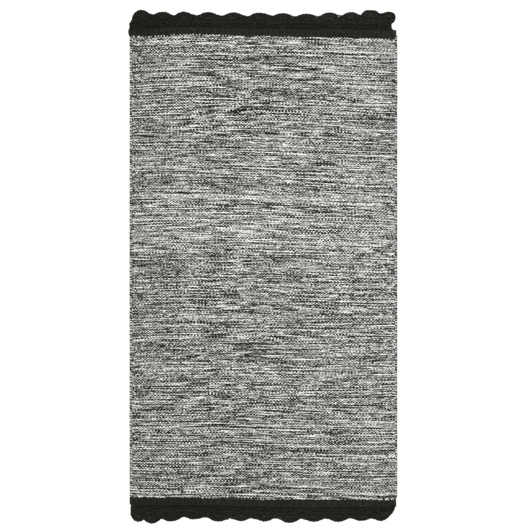 SAFAVIEH Montauk Collection MTK615A Handwoven Black Rug Image 2