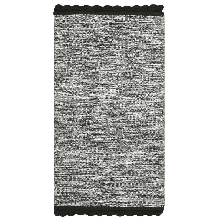 SAFAVIEH Montauk Collection MTK615A Handwoven Black Rug Image 2