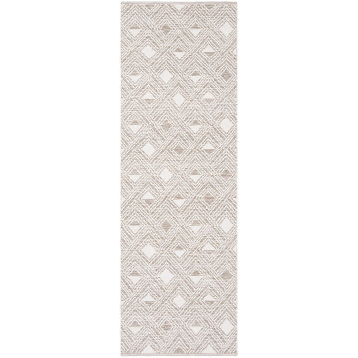 SAFAVIEH Montauk MTK614R Handwoven Beige / Ivory Rug Image 1