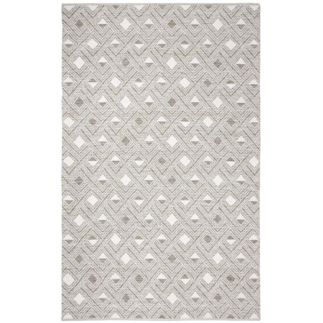 SAFAVIEH Montauk MTK614J Handwoven Charcoal / Ivory Rug Image 9