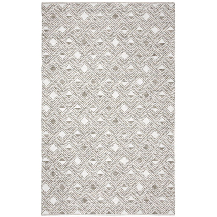 SAFAVIEH Montauk MTK614J Handwoven Charcoal / Ivory Rug Image 9