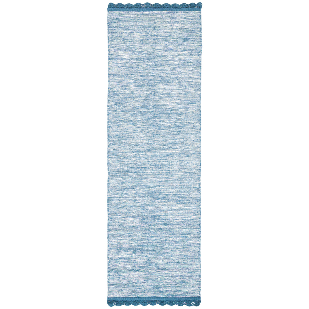 SAFAVIEH Montauk Collection MTK615B Handwoven Blue Rug Image 3