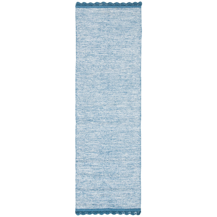 SAFAVIEH Montauk Collection MTK615B Handwoven Blue Rug Image 3