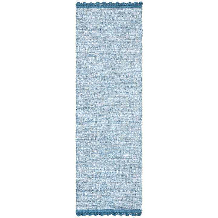 SAFAVIEH Montauk Collection MTK615B Handwoven Blue Rug Image 1