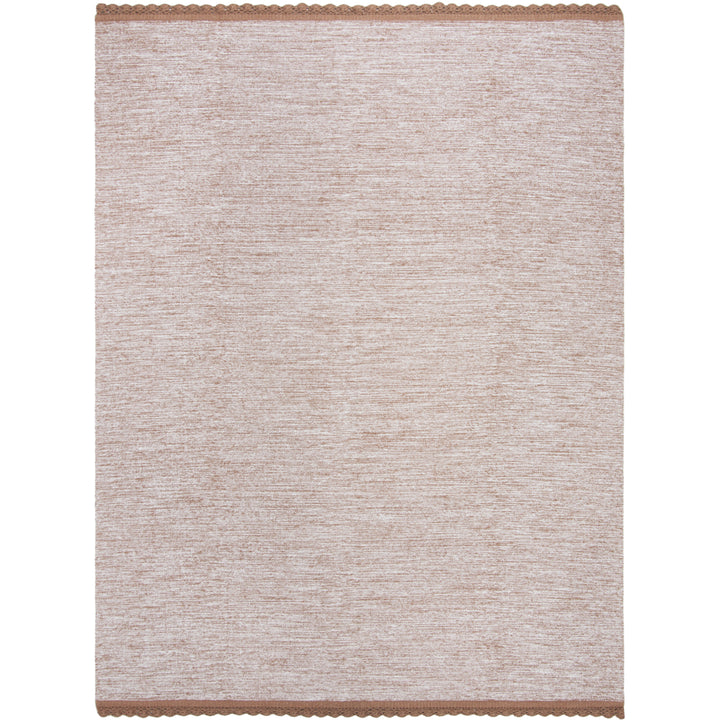 SAFAVIEH Montauk Collection MTK615F Handwoven Brown Rug Image 1