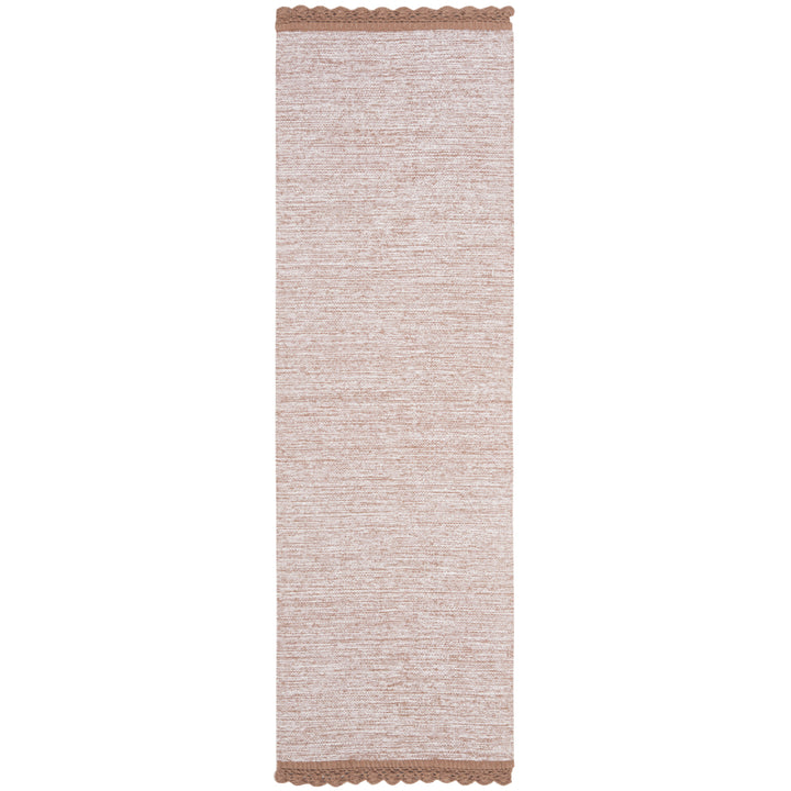 SAFAVIEH Montauk Collection MTK615F Handwoven Brown Rug Image 3