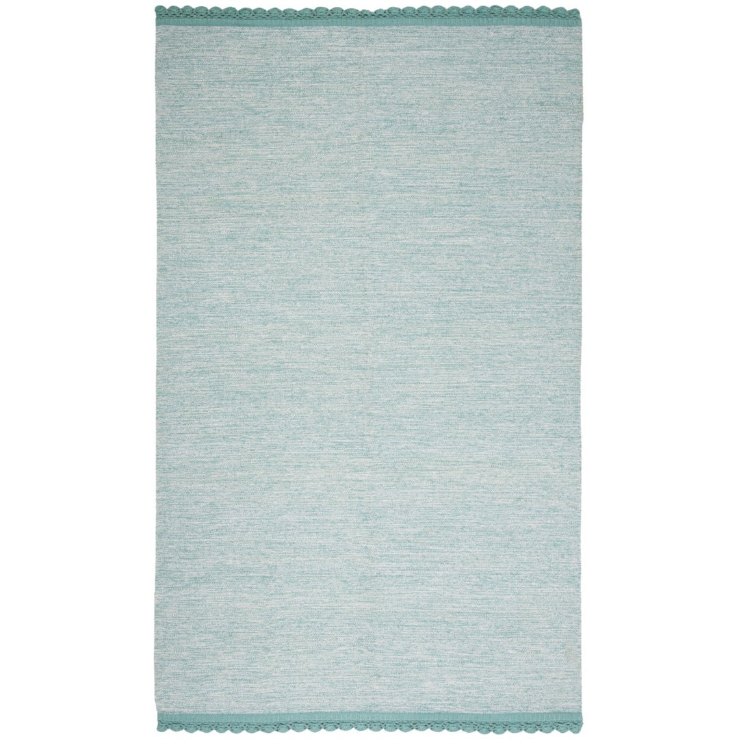 SAFAVIEH Montauk MTK615E Handwoven Turquoise Rug Image 1