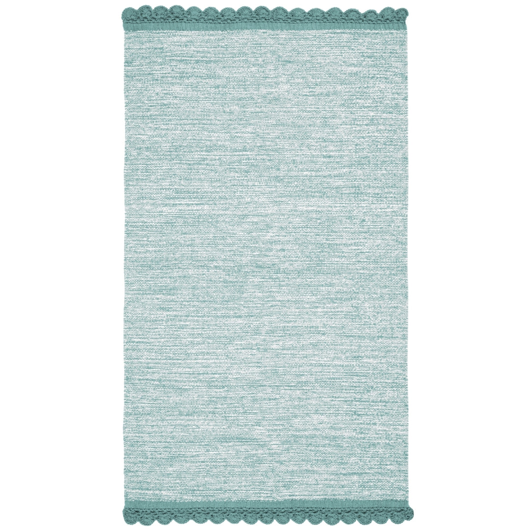 SAFAVIEH Montauk MTK615E Handwoven Turquoise Rug Image 6