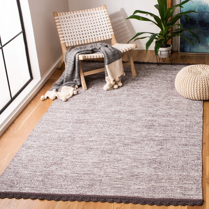 SAFAVIEH Montauk MTK615J Handwoven Charcoal Rug Image 1