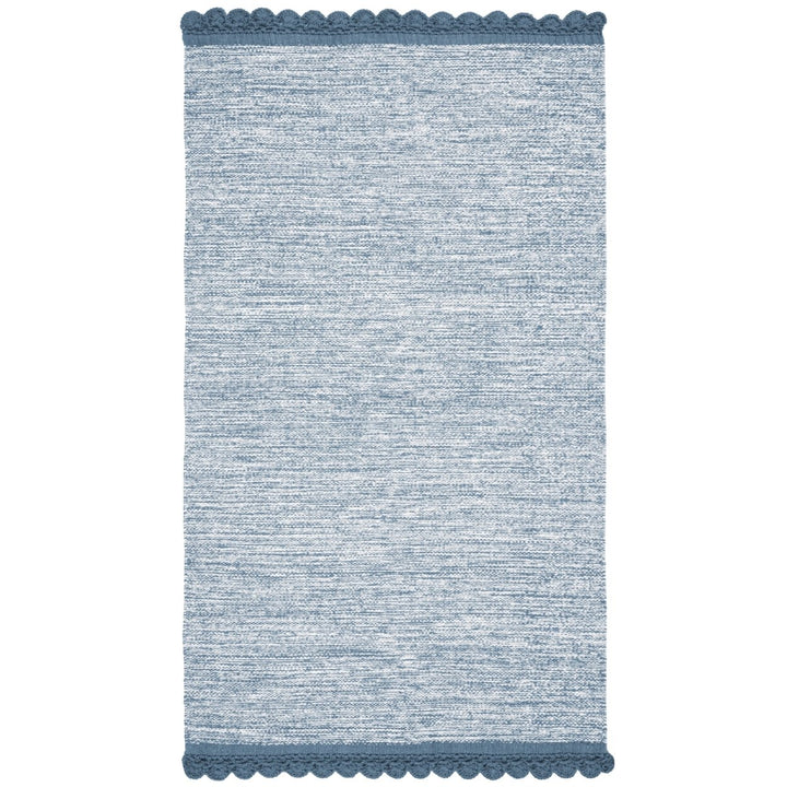 SAFAVIEH Montauk Collection MTK615B Handwoven Blue Rug Image 1