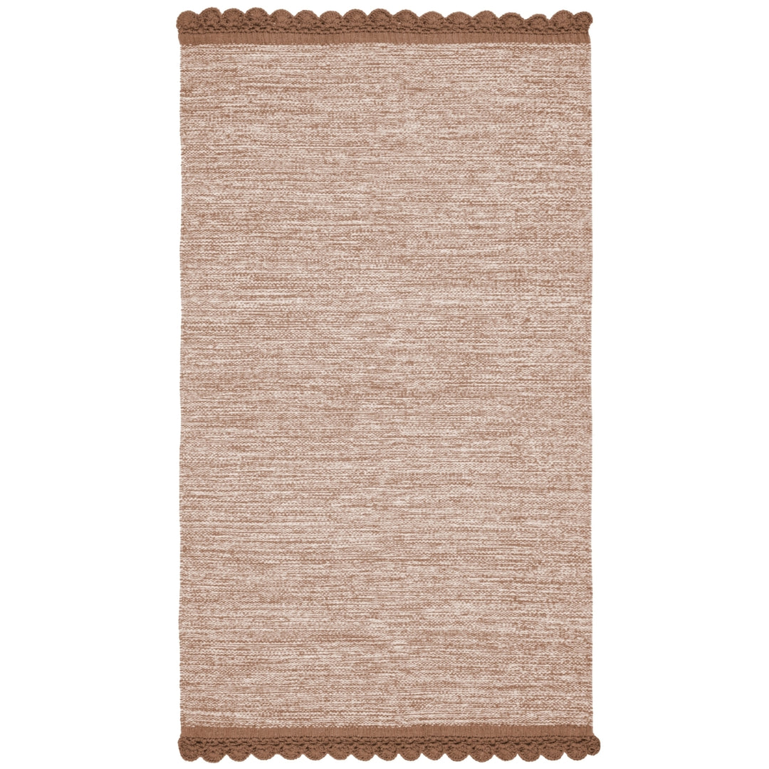 SAFAVIEH Montauk Collection MTK615F Handwoven Brown Rug Image 8