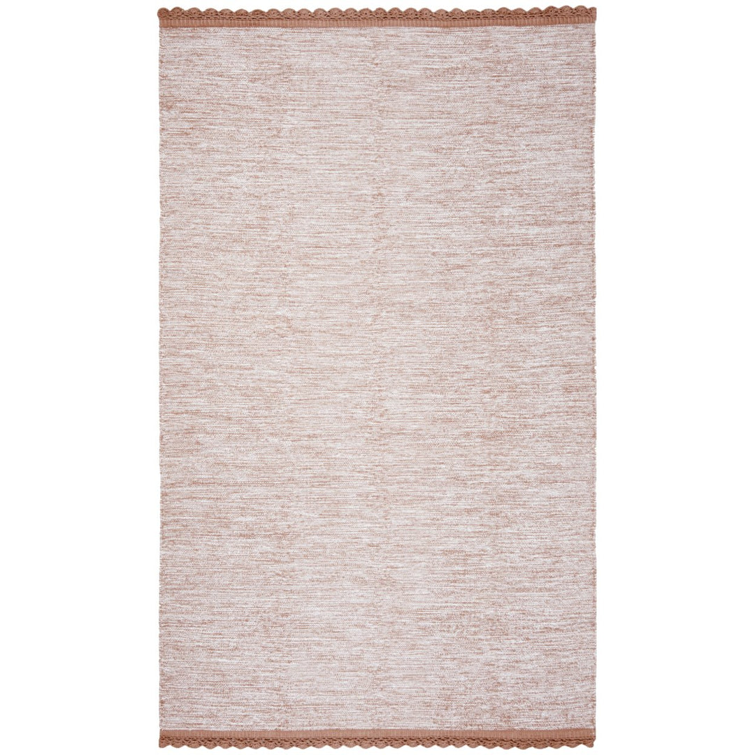 SAFAVIEH Montauk Collection MTK615F Handwoven Brown Rug Image 1